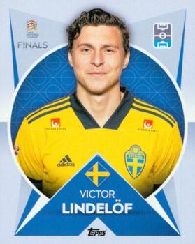 2022-23 Topps Road to UEFA Nations League Finals Sticker Collection #150 Victor Lindelöf Front