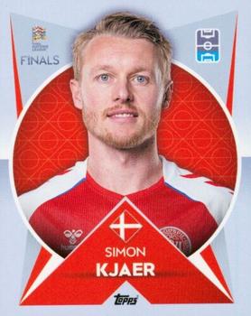 2022-23 Topps Road to UEFA Nations League Finals Sticker Collection #154 Simon Kjaer Front