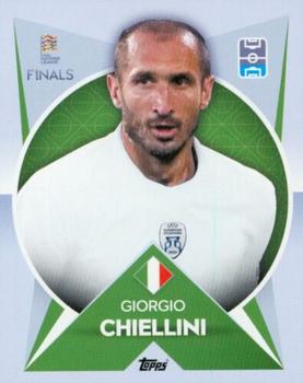 2022-23 Topps Road to UEFA Nations League Finals Sticker Collection #163 Giorgio Chiellini Front