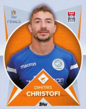 2022-23 Topps Road to UEFA Nations League Finals Sticker Collection #164 Dimitrios Christofi Front