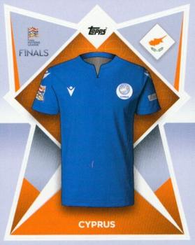 2022-23 Topps Road to UEFA Nations League Finals Sticker Collection #181 Cyprus Kit Front