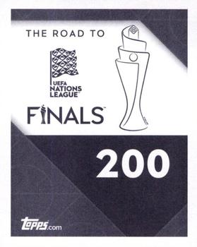 2022-23 Topps Road to UEFA Nations League Finals Sticker Collection #200 Liechtenstein Kit Back