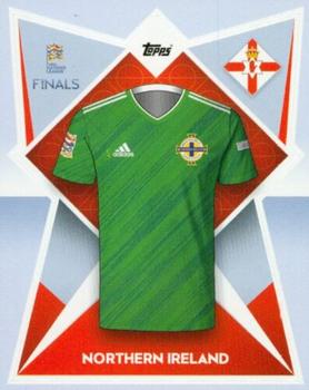 2022-23 Topps Road to UEFA Nations League Finals Sticker Collection #208 Northern Ireland Kit Front