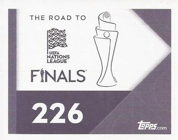 2022-23 Topps Road to UEFA Nations League Finals Sticker Collection #226 1st Match Back