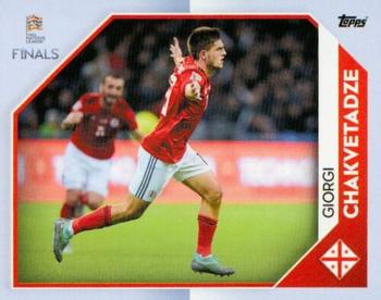 2022-23 Topps Road to UEFA Nations League Finals Sticker Collection #227 Giorgi Chakvetadze Front
