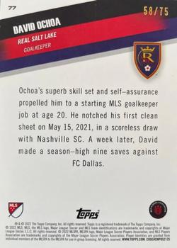 2022 Topps MLS - Green #77 David Ochoa Back