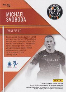 2021-22 Score Serie A - Hot Rookies #15 Michael Svoboda Back
