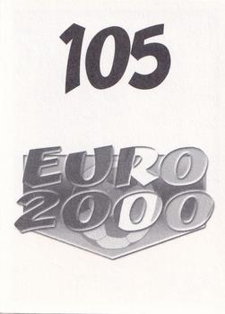 2000 Star Publishing Euro 2000. European Football Championship #105. Henrik Larsson Back