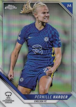 2021-22 Topps Chrome UEFA Women's Champions League - Refractor #93 Pernille Harder Front