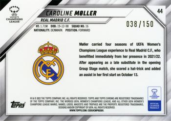 2021-22 Topps Chrome UEFA Women's Champions League - Pink Prism #44 Caroline Møller Back