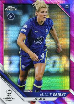 2021-22 Topps Chrome UEFA Women's Champions League - Pink Prism #90 Millie Bright Front
