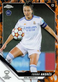 2021-22 Topps Chrome UEFA Women's Champions League - Inferno #72 Ivana Andrés Front