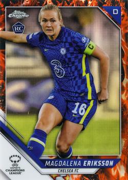 2021-22 Topps Chrome UEFA Women's Champions League - Inferno #81 Magdalena Eriksson Front