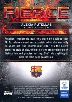 2021-22 Topps Chrome UEFA Women's Champions League - Fierce #F-3 Alexia Putellas Back