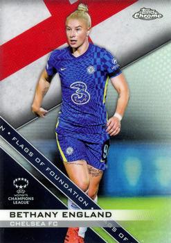 2021-22 Topps Chrome UEFA Women's Champions League - Flags of Foundation #FF-11 Bethany England Front