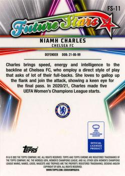 2021-22 Topps Chrome UEFA Women's Champions League - Future Stars #FS-11 Niamh Charles Back