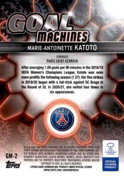 2021-22 Topps Chrome UEFA Women's Champions League - Goal Machines #GM-2 Marie-Antoinette Katoto Back