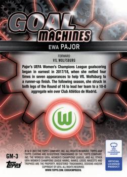 2021-22 Topps Chrome UEFA Women's Champions League - Goal Machines #GM-3 Ewa Pajor Back