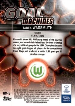 2021-22 Topps Chrome UEFA Women's Champions League - Goal Machines #GM-5 Tabea Wassmuth Back