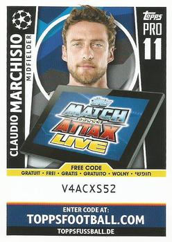 2017-18 Topps Match Attax UEFA Champions League - Pro 11 Codes #P21 Claudio Marchisio Front