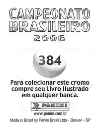 2006 Panini Campeonato Brasileiro Stickers #384 Team Photo (3 of 6) Back