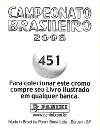 2006 Panini Campeonato Brasileiro Stickers #451 Team Photo (6 of 6) Back