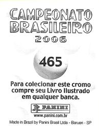 2006 Panini Campeonato Brasileiro Stickers #465 Team Photo (4 of 6) Back