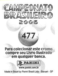 2006 Panini Campeonato Brasileiro Stickers #477 Sao Raimundo EC Escudo Back