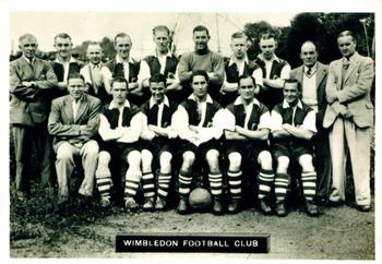 1936 Ardath Photocards Series F: Southern Football Teams #30 Wimbledon F.C. Front