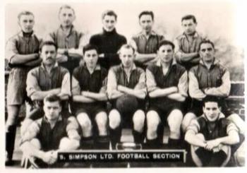 1936 Ardath Photocards Series F: Southern Football Teams #61 S. Simpson Ltd. F.S. Front