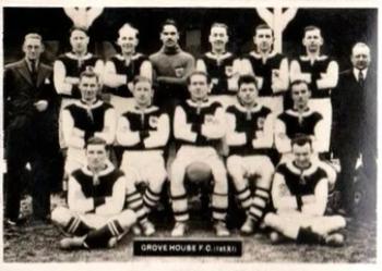 1936 Ardath Photocards Series F: Southern Football Teams #109 Grove House F.C. Front