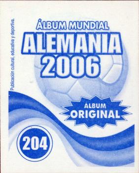 2006 Navarrete Mundial Alemania #204 Cristiano R. Back