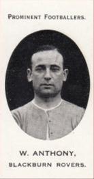1913 Taddy & Co. Prominent Footballers Series 3 #NNO Walter Anthony Front