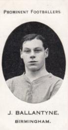 1913 Taddy & Co. Prominent Footballers Series 3 #NNO John Ballantyne Front