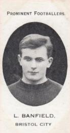1913 Taddy & Co. Prominent Footballers Series 3 #NNO Laurie Banfield Front