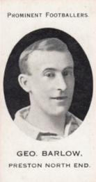 1913 Taddy & Co. Prominent Footballers Series 3 #NNO George Barlow Front