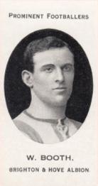 1913 Taddy & Co. Prominent Footballers Series 3 #NNO Billy Booth Front