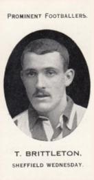 1913 Taddy & Co. Prominent Footballers Series 3 #NNO Tom Brittleton Front