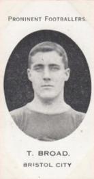 1913 Taddy & Co. Prominent Footballers Series 3 #NNO Tommy Broad Front