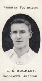 1913 Taddy & Co. Prominent Footballers Series 3 #NNO Chris Buckley Front
