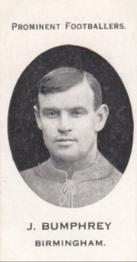 1913 Taddy & Co. Prominent Footballers Series 3 #NNO Jim Bumphrey Front