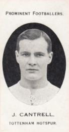 1913 Taddy & Co. Prominent Footballers Series 3 #NNO Jimmy Cantrell Front