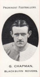 1913 Taddy & Co. Prominent Footballers Series 3 #NNO George Chapman Front