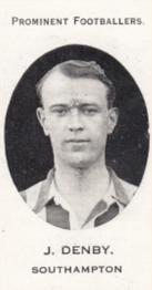 1913 Taddy & Co. Prominent Footballers Series 3 #NNO John Denby Front