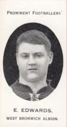 1913 Taddy & Co. Prominent Footballers Series 3 #NNO Ernie Edwards Front