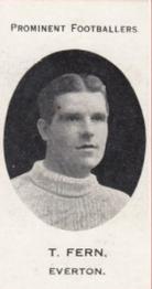 1913 Taddy & Co. Prominent Footballers Series 3 #NNO Tom Fern Front