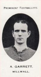 1913 Taddy & Co. Prominent Footballers Series 3 #NNO George Garratt Front