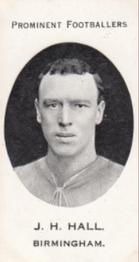 1913 Taddy & Co. Prominent Footballers Series 3 #NNO Jack Hall Front