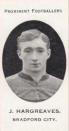 1913 Taddy & Co. Prominent Footballers Series 3 #NNO Joe Hargreaves Front