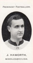1913 Taddy & Co. Prominent Footballers Series 3 #NNO Jack Haworth Front